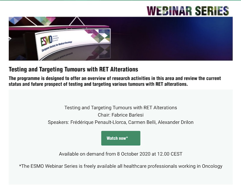 Testing and Targeting Tumors with RET Alterations